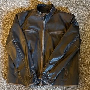 Wilsons Leather Men's Black Lightweight Jacket